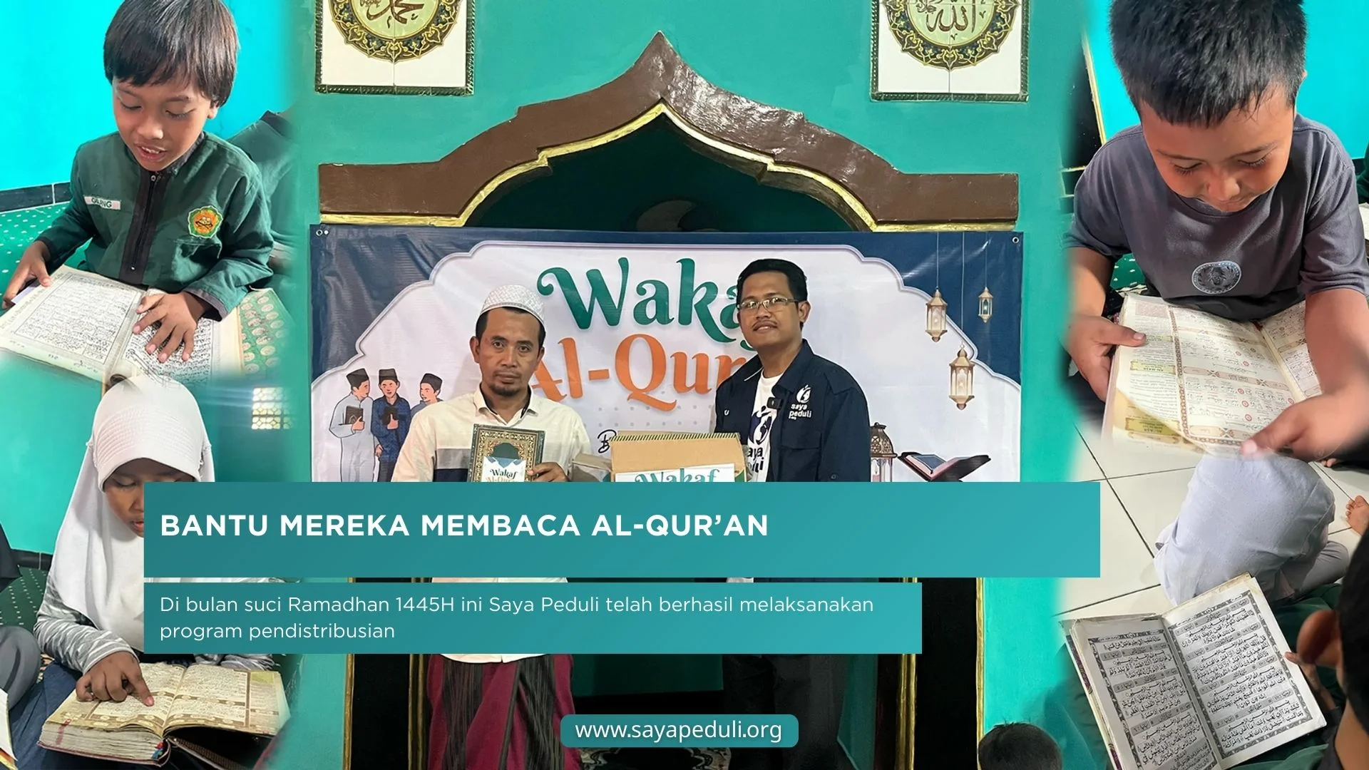 PENDISTRIBUSIAN MUSHAF AL-QUR'AN UNTUK SANTRI TAHFIDZ