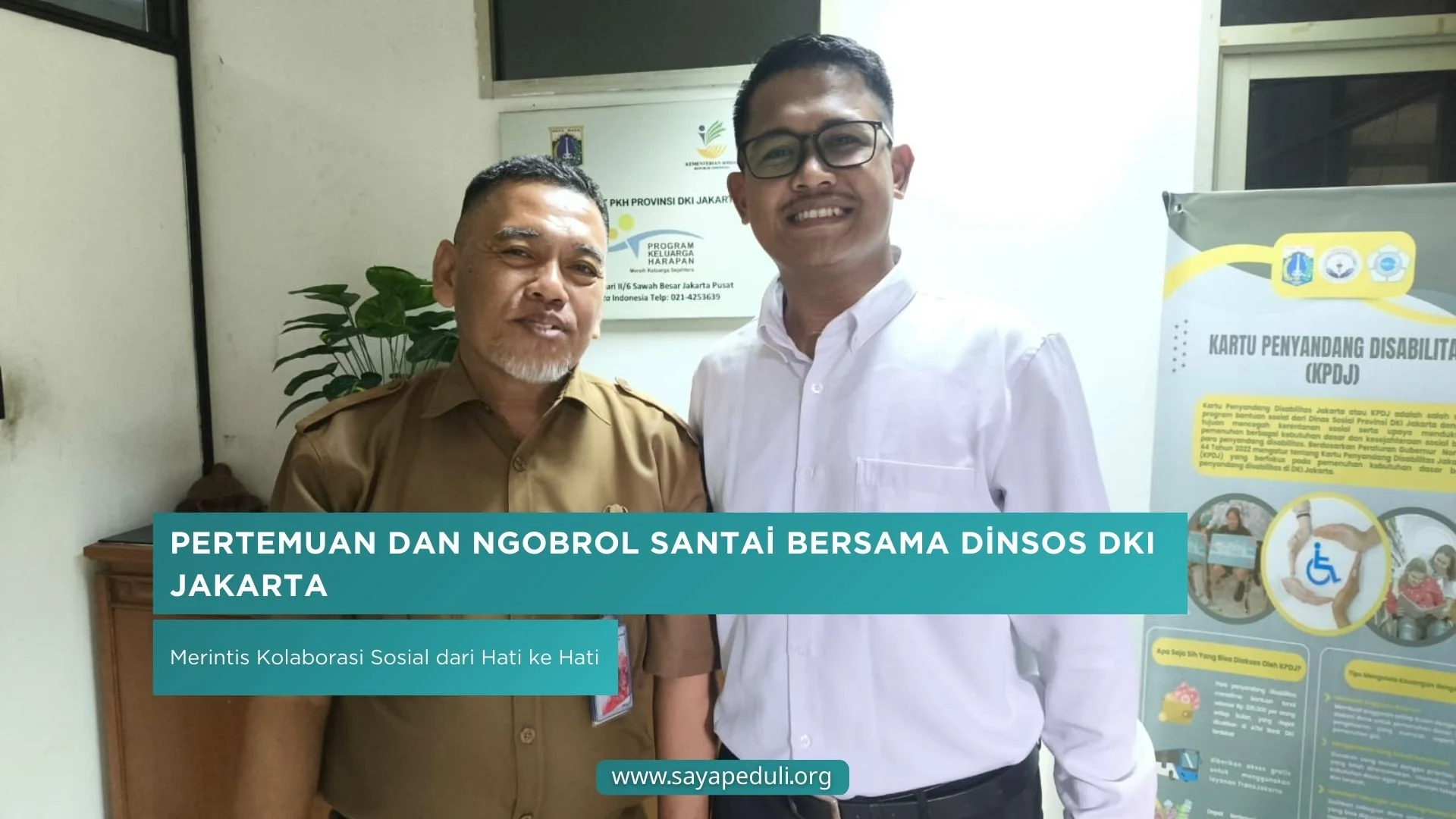 Pertemuan dan Ngobrol Santai Bersama Dinsos DKI Jakarta: Merintis Kolaborasi Sosial dari Hati ke Hati