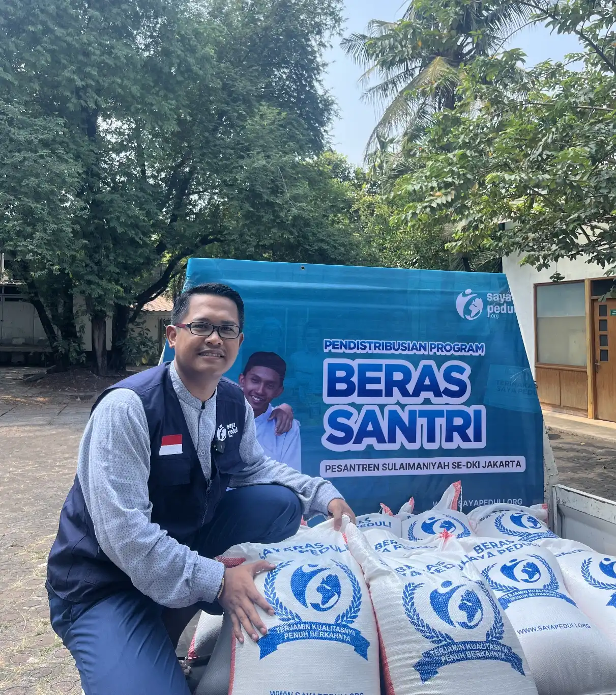 Foto 19 dari album Pendistribusian Beras ke Seluruh Pesantren di DKI Jakarta Tahun 2024
