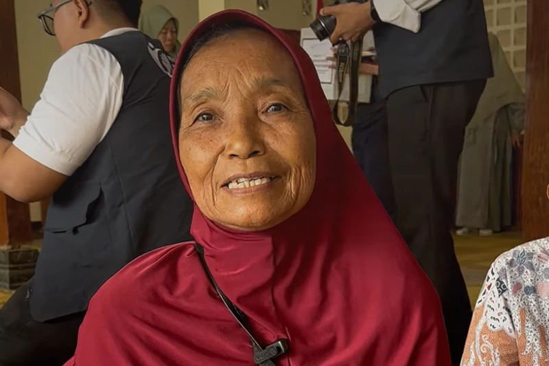 Testimoni penerima bantuan pangan keluarga