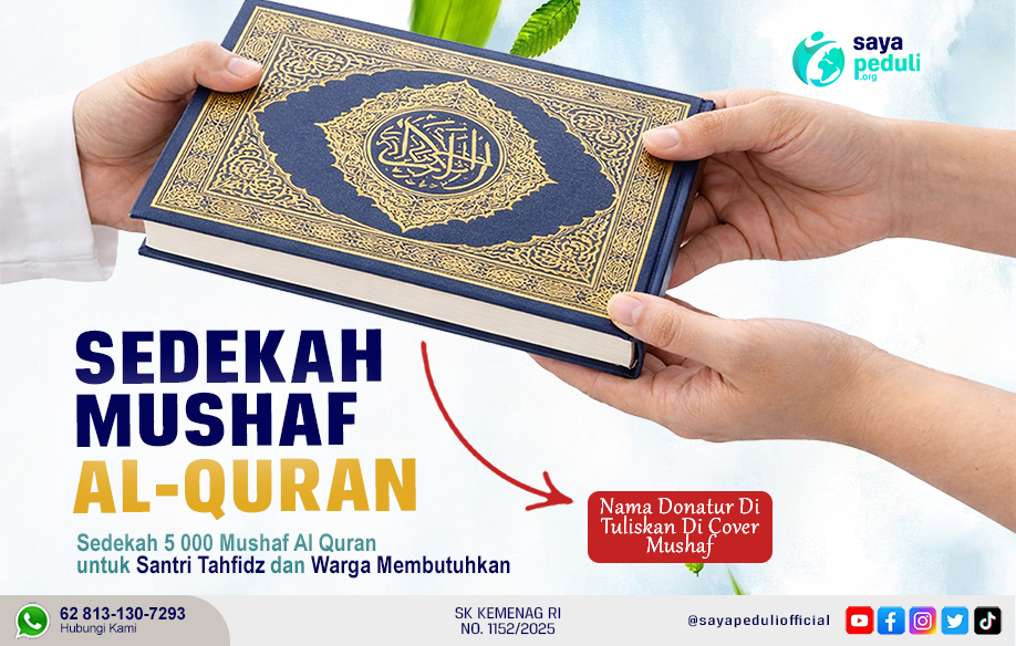 Banner Sedekah Mushaf Al-Quran