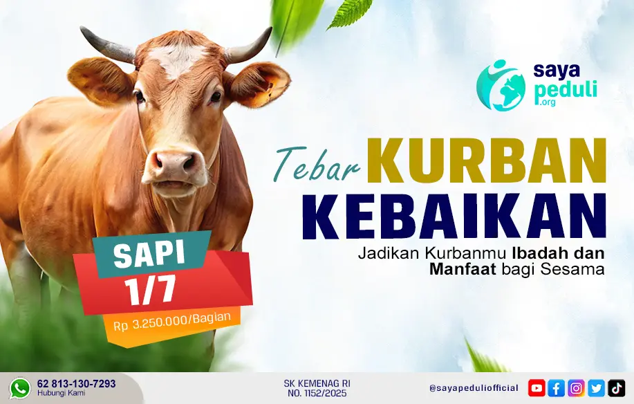 Banner sapi satu per tujuh