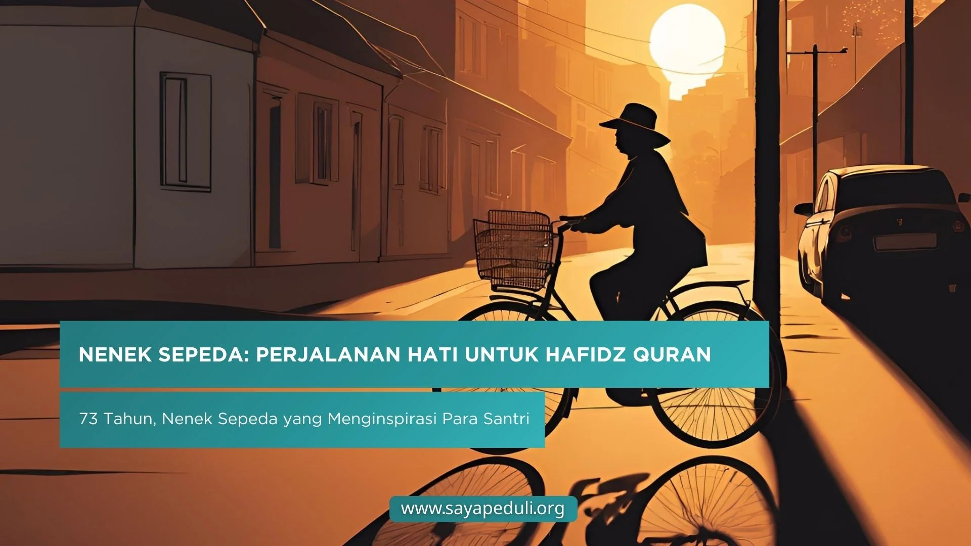 NENEK SEPEDA DAN AMANAH UNTUK SANTRI, CERITA YANG TAK TERDUGA!
