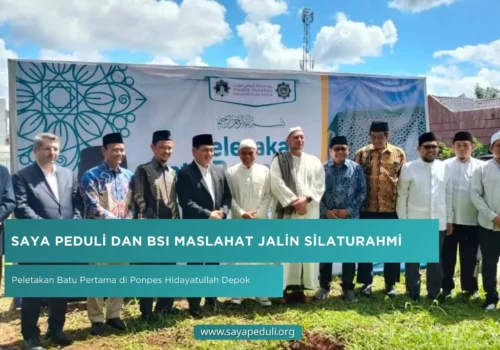 Saya Peduli Hadiri Peresmian Masjid dan Peletakan Batu Pertama Gedung TK-SD di Ponpes Hidayatullah Depok