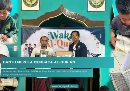 PENDISTRIBUSIAN MUSHAF AL-QUR'AN UNTUK SANTRI TAHFIDZ