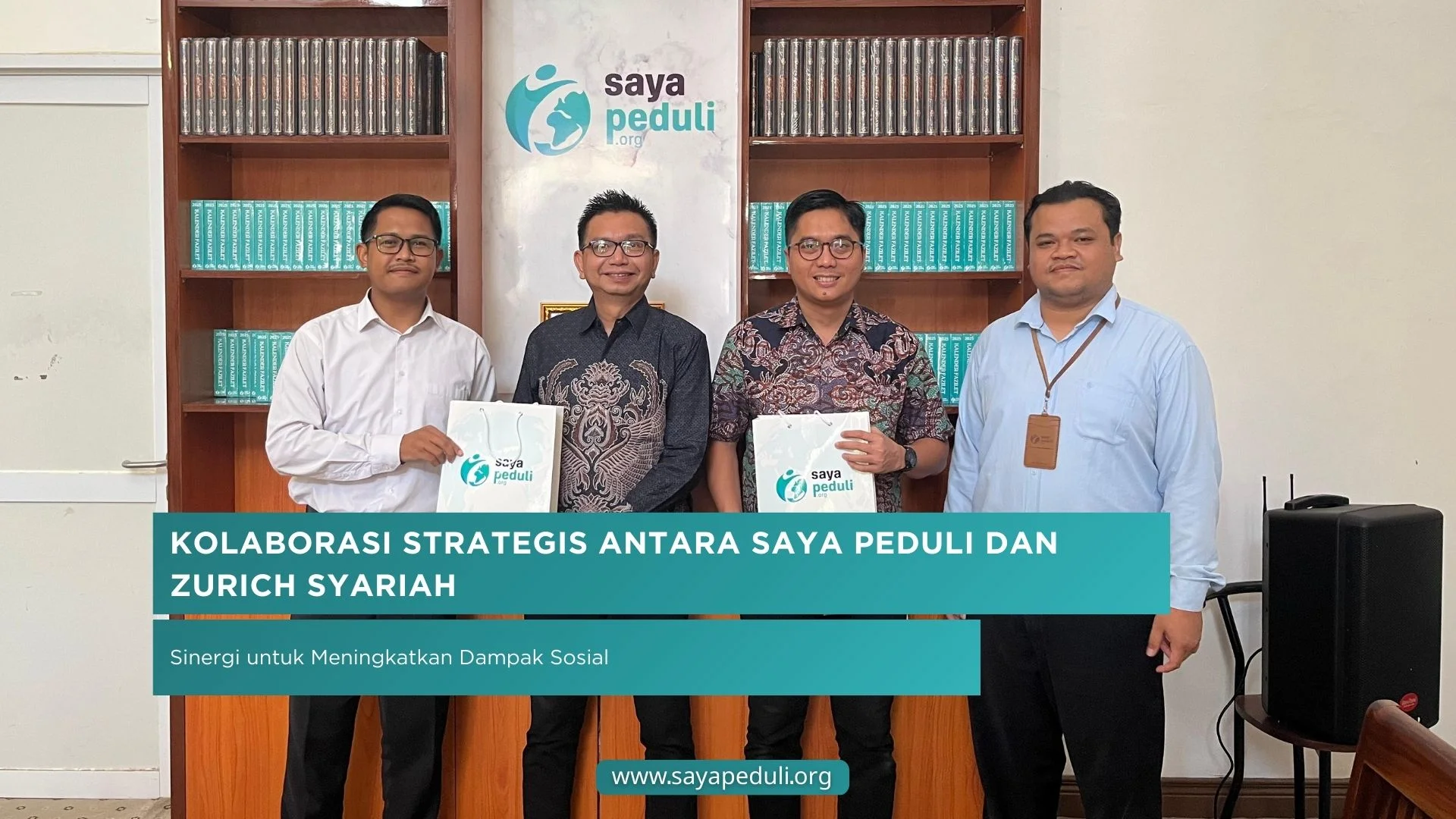 Kolaborasi Strategis antara Saya Peduli dan Zurich Syariah: Sinergi untuk Meningkatkan Dampak Sosial