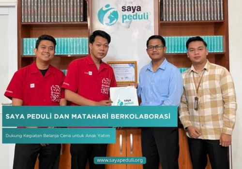 Saya Peduli dan Matahari Berkolaborasi: Dukung Kegiatan Belanja Ceria untuk Anak Yatim