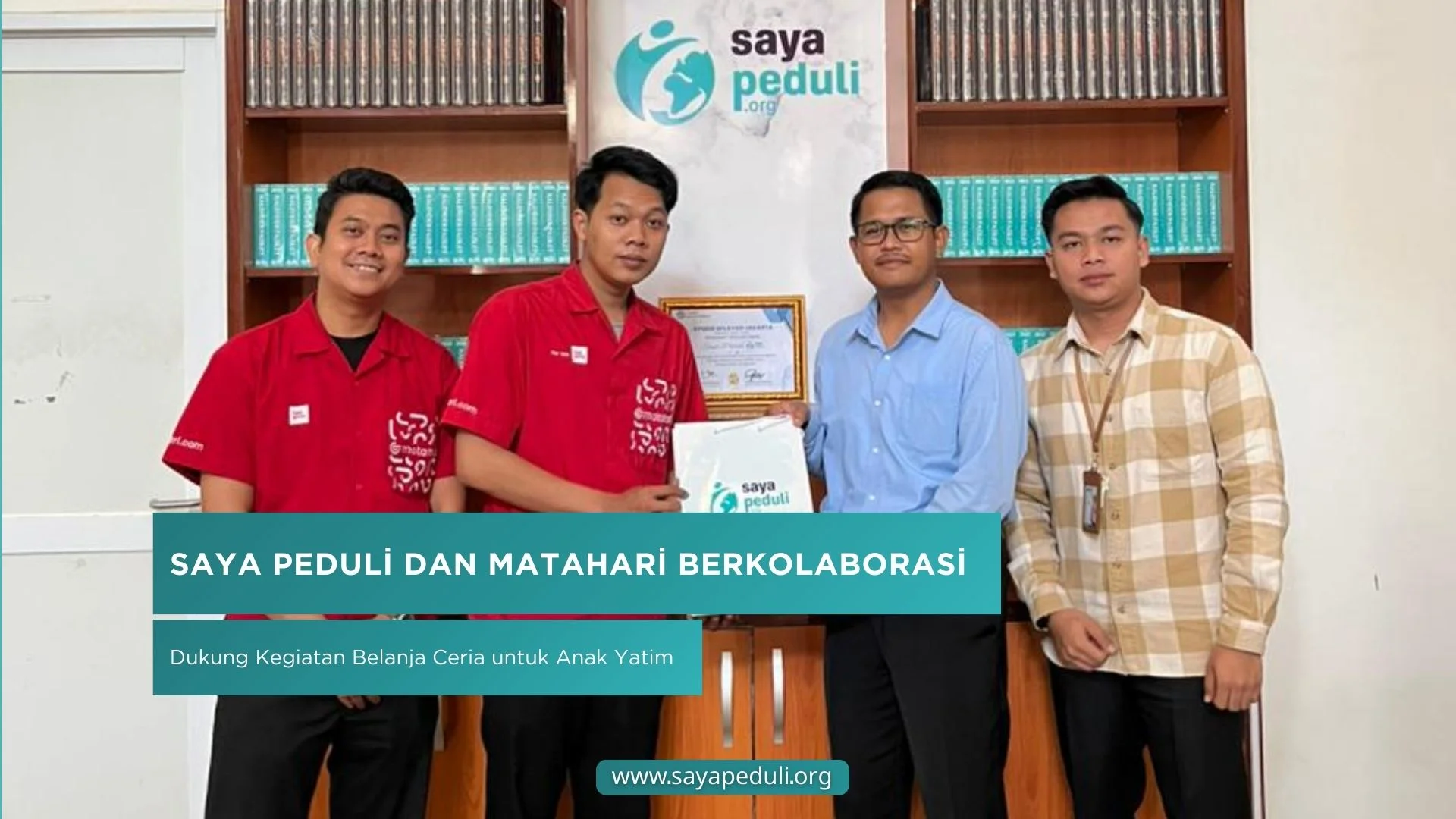 Saya Peduli dan Matahari Berkolaborasi: Dukung Kegiatan Belanja Ceria untuk Anak Yatim