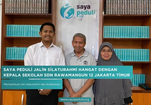 Saya Peduli Jalin Silaturahmi Hangat dengan Kepala Sekolah SDN Rawamangun 12 Jakarta Timur