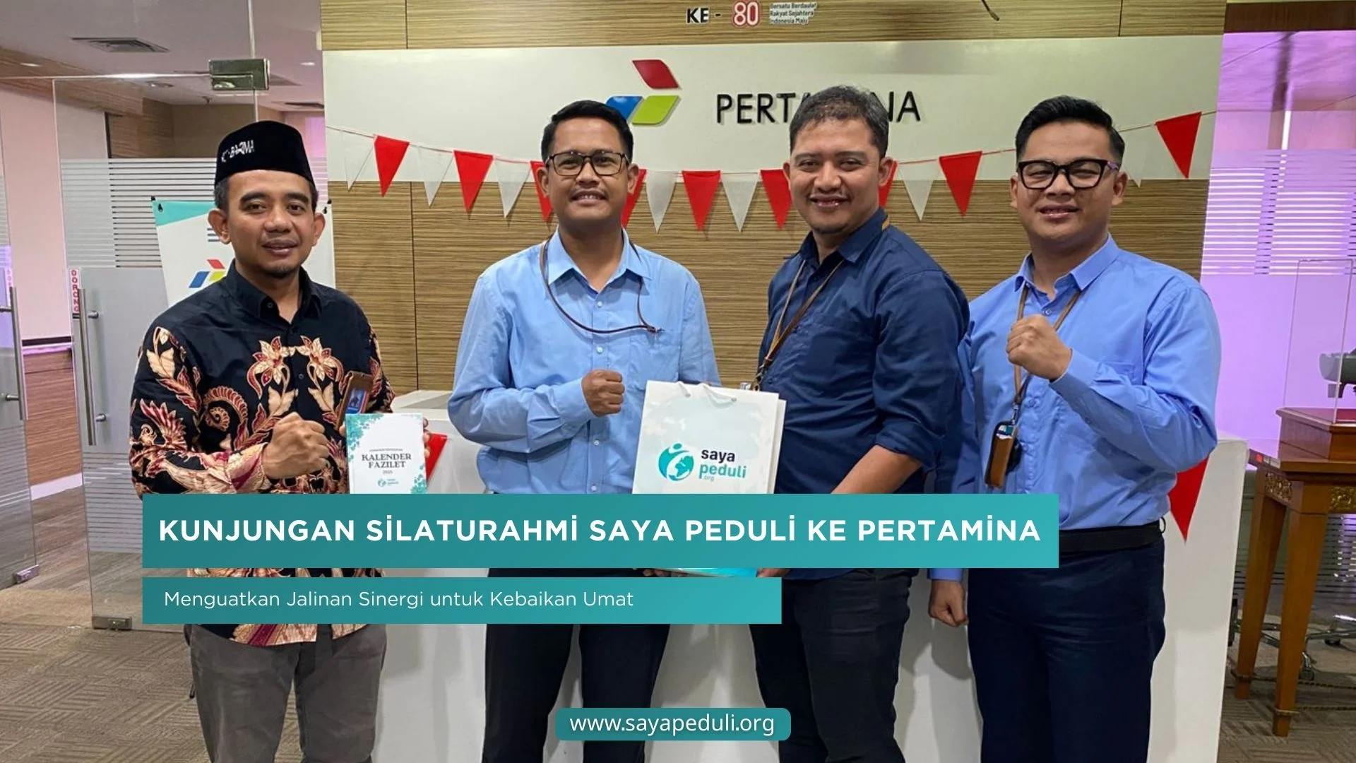 Silaturahmi Program Sedekah Anak Yatim ke Pertamina Patra Niaga dan BDI Pertamina