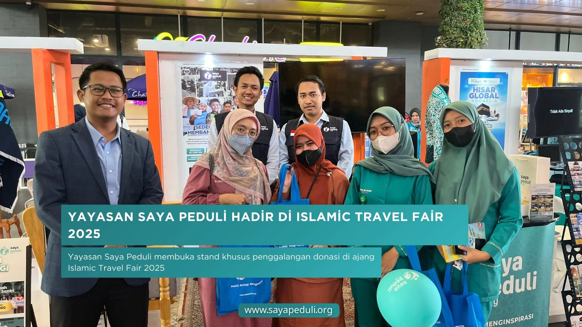 Yayasan Saya Peduli Hadir di Islamic Travel Fair 2025