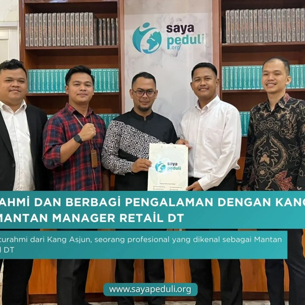 Silaturahmi dan Berbagi Pengalaman dengan Kang Asjun, Mantan Manager Retail DT