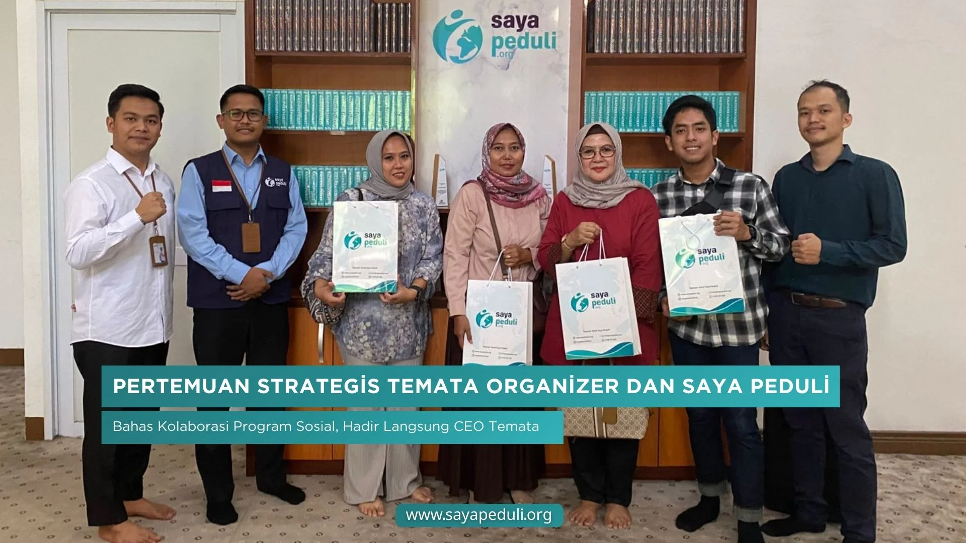 Pertemuan Strategis Temata Organizer dan Saya Peduli: Bahas Kolaborasi Program Sosial, Hadir Langsung CEO Temata
