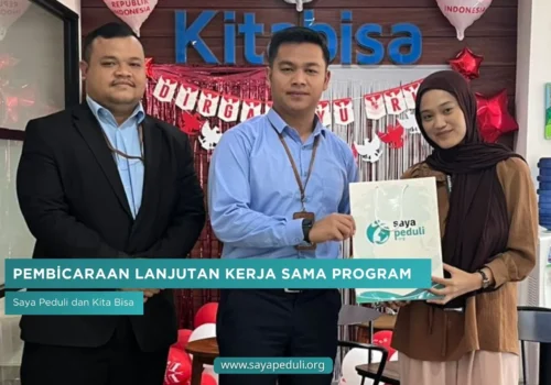 Pembicaraan Lanjutan Kerja Sama Program Saya Peduli dan Kita Bisa