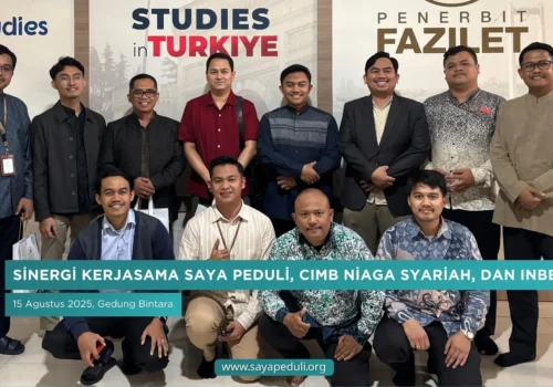 Sinergi Kerjasama Saya Peduli, CIMB Niaga Syariah, dan INBEX