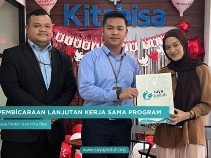 Pembicaraan Lanjutan Kerja Sama Program Saya Peduli dan Kita Bisa