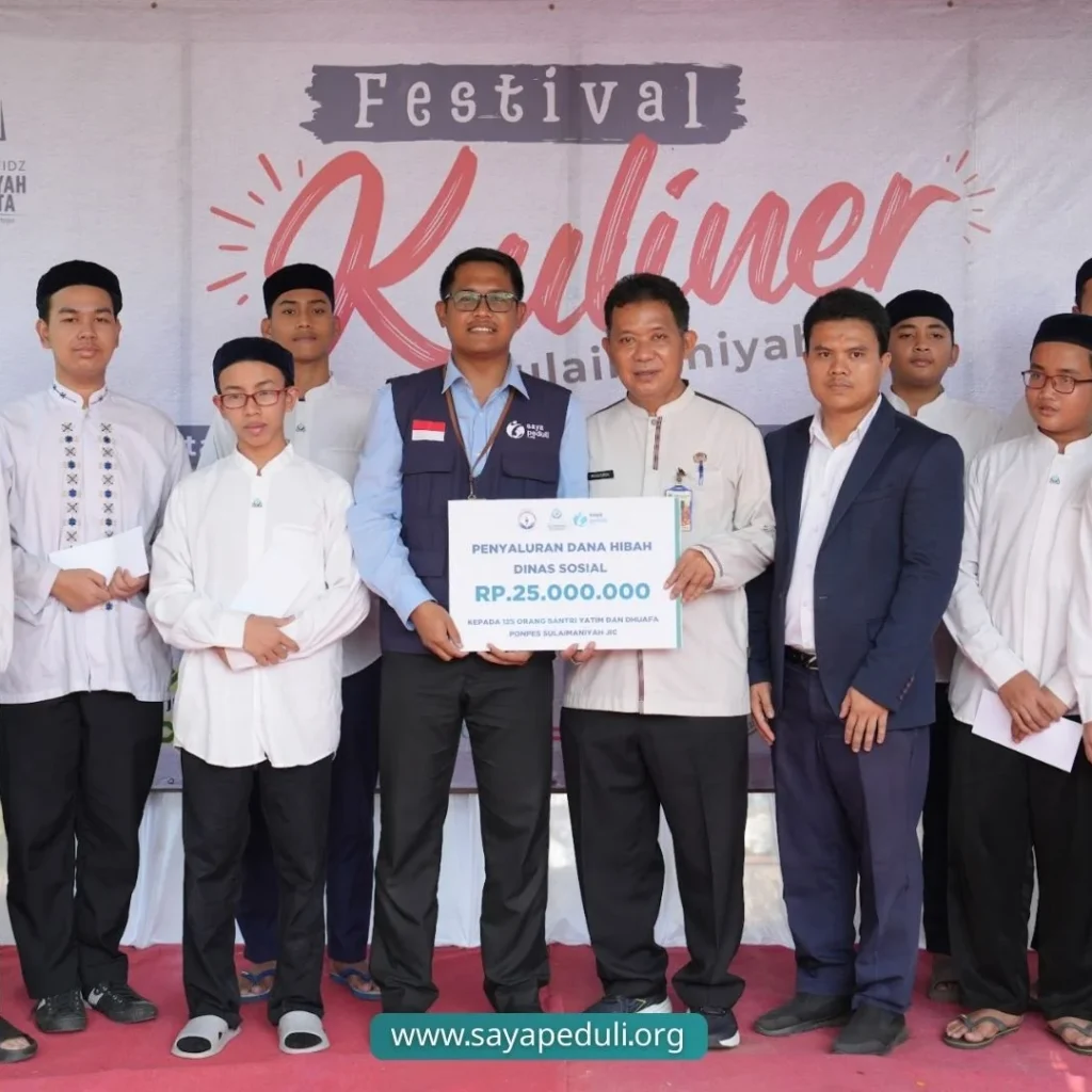 Penyaluran Dana Hibah Rp25 Juta untuk Anak Yatim dan Dhuafa