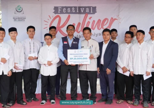 Penyaluran Dana Hibah Rp25 Juta untuk Anak Yatim dan Dhuafa